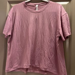 LuluLemon “Train to Be” Short Sleeve Shirt